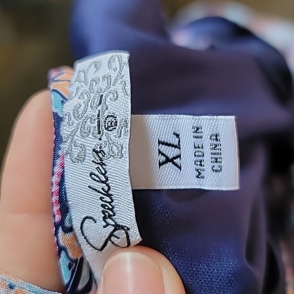 STUNNING SPEECHLESS GEOMETRIC BABYDOLL TIERED MINI DRESS - Picture 3 of 7